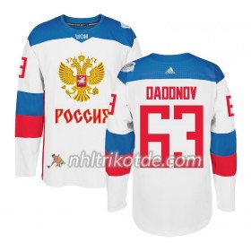 Russland Trikot Evgenii Dadonov 63 2016 World Cup Weiß Premier - Herren